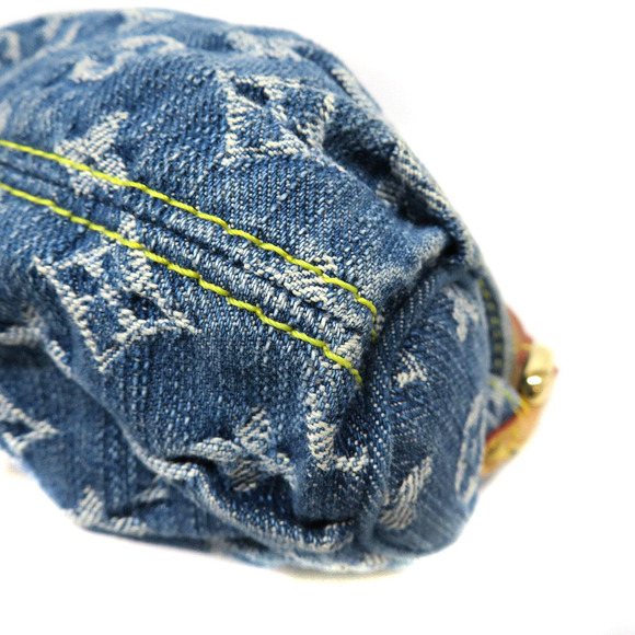 Louis Vuitton Mini Pleaty Monogram Denim Jacquard Weave Blue Handbag - Picture 6 of 11